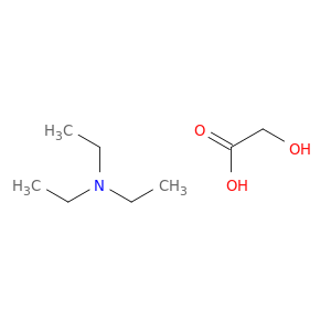 Acetic acid, hydroxy-, compd. with N,N-diethylethanamine (1:1)