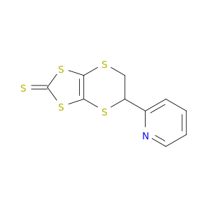 1,3-Dithiolo[4,5-b][1,4]dithiin-2-thione, 5,6-dihydro-5-(2-pyridinyl)-