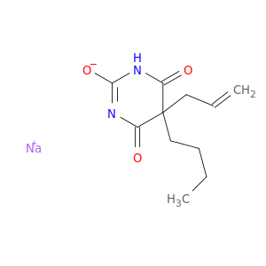 SODIUM 5-BUTYL-4,6-DIOXO-5-PROP-2-ENYL-1H-PYRIMIDIN-2-OLATE