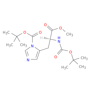 [甲基(S)-3[1-(1,1-二甲基乙氧基羰基)-1-H-咪唑-4-基]-2-[(1,1-二甲基乙氧基羰基)氨基]丙酸酯]