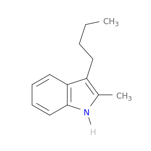 1H-Indole, 3-butyl-2-methyl-