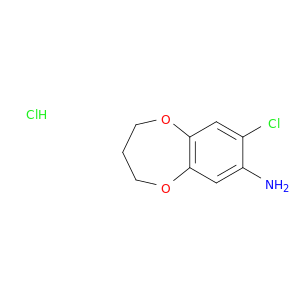 8-Chloro-3,4-dihydro-2H-1,5-benzodioxepin-7-amine Hydrochloride