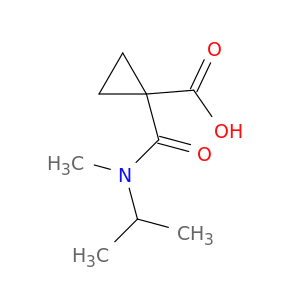 1-[methyl(propan-2-yl)carbamoyl]cyclopropane-1-carboxylic acid