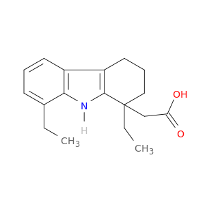 1H-Carbazole-1-acetic acid, 1,8-diethyl-2,3,4,9-tetrahydro-