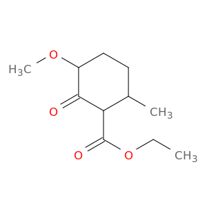 Cyclohexanecarboxylic acid, 3-methoxy-6-methyl-2-oxo-, ethyl ester