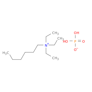 1-Hexanaminium, N,N,N-triethyl-, phosphate (1:1)
