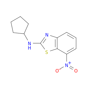 2-Benzothiazolamine, N-cyclopentyl-7-nitro-