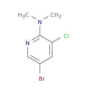 5-bromo-3-chloro-N,N-dimethylpyridin-2-amine