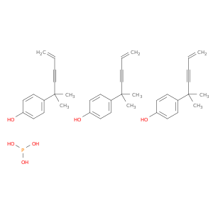 Phenol, 4-(1,1-dimethyl-4-penten-2-ynyl)-, phosphite (3:1)