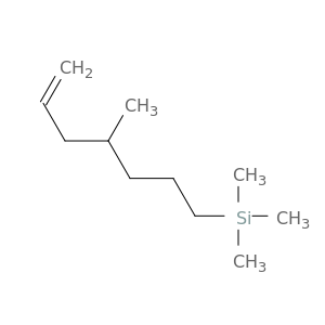 Silane, trimethyl(4-methyl-6-heptenyl)-