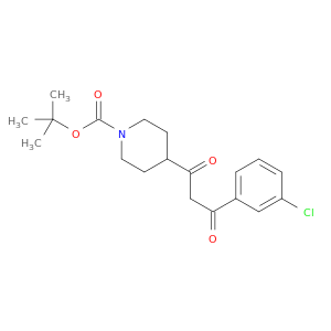 tert-Butyl 4-(3-(3-chlorophenyl)-3-oxopropanoyl)piperidine-1-carboxylate