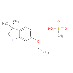 6-ethoxy-3,3-dimethyl-1,2-dihydroindole; methanesulfonic acid