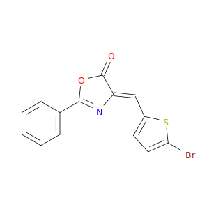 5(4H)-Oxazolone, 4-[(5-bromo-2-thienyl)methylene]-2-phenyl-, (Z)-