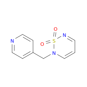 2H-1,2,6-Thiadiazine, 2-(4-pyridinylmethyl)-, 1,1-dioxide