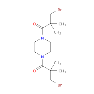 1,1'-piperazine-1,4-diylbis(3-bromo-2,2-dimethylpropan-1-one)