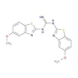 Guanidine, N,N'-bis(5-methoxy-2-benzothiazolyl)-