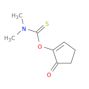 Carbamothioic acid, dimethyl-, O-(5-oxo-1-cyclopenten-1-yl) ester