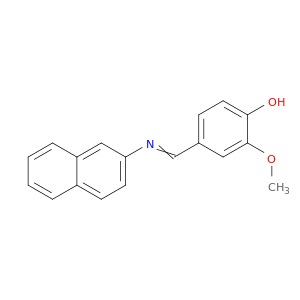 Phenol, 2-methoxy-4-[(2-naphthalenylimino)methyl]-