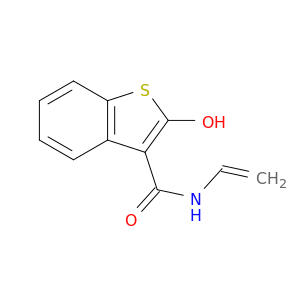 Benzo[b]thiophene-3-carboxamide, N-ethenyl-2-hydroxy-