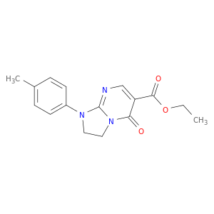 Imidazo[1,2-a]pyrimidine-6-carboxylicacid, 1,2,3,5-tetrahydro-1-(4-methylphenyl)-5-oxo-, ethyl ester