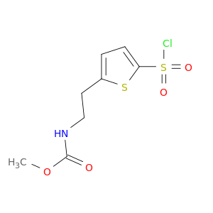Methyl N-{2-[5-(chlorosulfonyl)thiophen-2-yl]ethyl}carbamate