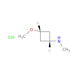 cis-3-methoxy-N-methylcyclobutan-1-amine hydrochloride