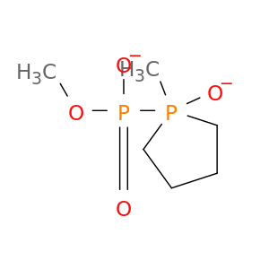 Phosphonic acid, (1-methyl-1-oxidophospholanyl)-, monomethyl ester