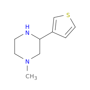 Piperazine,1-methyl-3-(3-thienyl)-