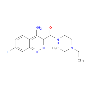 4-AMINO-N-(2-(DIETHYLAMINO)ETHYL)-7-FLUORO-3-CINNOLINECARBOXAMIDE