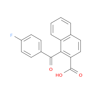2-Naphthalenecarboxylicacid, 1-(4-fluorobenzoyl)-