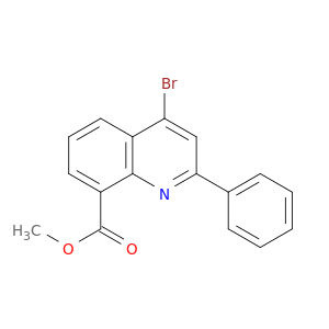 8-Quinolinecarboxylic acid, 4-bromo-2-phenyl-, methyl ester