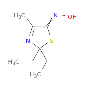 5(2H)-Thiazolone, 2,2-diethyl-4-methyl-, oxime