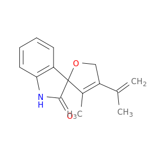 Spiro[furan-2(5H),3'-[3H]indol]-2'(1'H)-one,3-methyl-4-(2-propen-1-yl)-