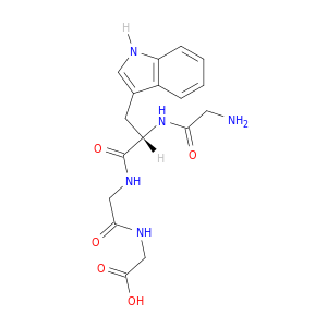 Glycine, N-[N-(N-glycyl-L-tryptophyl)glycyl]-