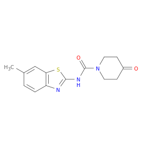 1-Piperidinecarboxamide, N-(6-methyl-2-benzothiazolyl)-4-oxo-
