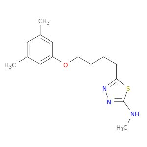 1,3,4-Thiadiazol-2-amine, 5-[4-(3,5-dimethylphenoxy)butyl]-N-methyl-