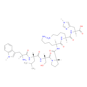 L-Histidine, L-tryptophyl-L-leucyl-L-seryl-L-prolyl-L-lysyl-L-lysyl-
