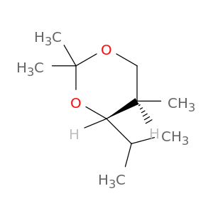 1,3-Dioxane, 2,2,5-trimethyl-4-(1-methylethyl)-, trans-