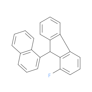9H-Fluorene, 1-fluoro-9-(1-naphthalenyl)-