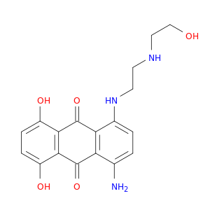1-Amino-5,8-dihydroxy-4-((2-((2-hydroxyethyl)amino)ethyl)amino)anthracene-9,10-dione