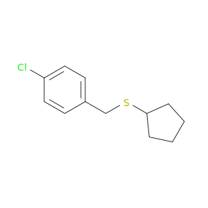 1-chloro-4-[(cyclopentylsulfanyl)methyl]benzene