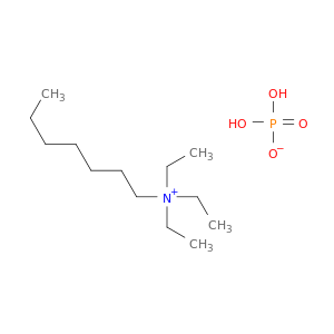1-Heptanaminium, N,N,N-triethyl-, phosphate (1:1)