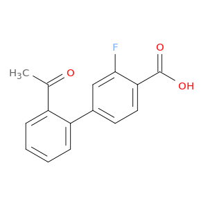 4-(2-Acetylphenyl)-2-fluorobenzoic acid