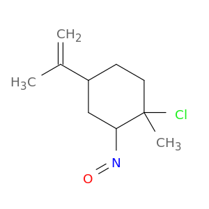 Cyclohexane, 1-chloro-1-methyl-4-(1-methylethenyl)-2-nitroso-