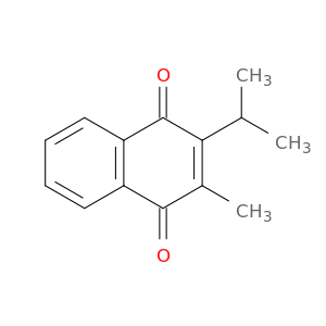 1,4-Naphthalenedione, 2-methyl-3-(1-methylethyl)-