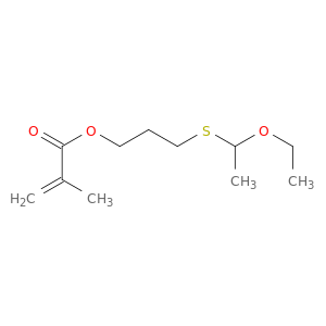 2-Propenoic acid, 2-methyl-, 3-[(1-ethoxyethyl)thio]propyl ester