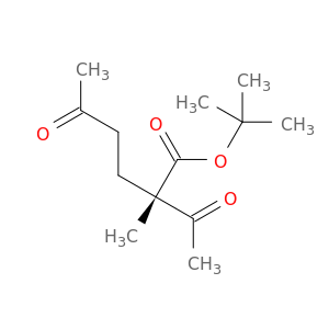 Hexanoic acid, 2-acetyl-2-methyl-5-oxo-, 1,1-dimethylethyl ester, (2S)-