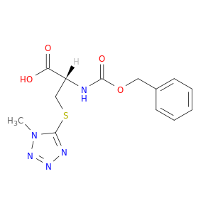 D-Cysteine, S-(1-methyl-1H-tetrazol-5-yl)-N-[(phenylmethoxy)carbonyl]-