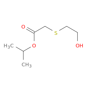 乙酸,2-[(2-羟乙基)硫代]-,1-甲乙基酯
