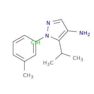 1-(3-Methylphenyl)-5-(propan-2-yl)-1H-pyrazol-4-amine Hydrochloride